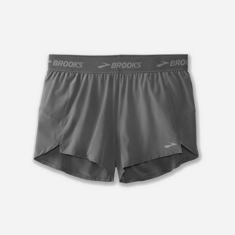 Brooks Chaser 3 Australia - Women's Running Shorts - Steel/grey (935124-FAM)